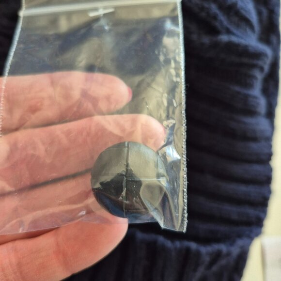 NWT SAOL Ireland Merino Wool Navy Shawl Collar Irish Aran Cardigan Sweater XXL - Picture 12 of 12